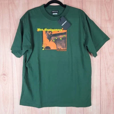 The Hundreds x Concord Records Wes Montgomery T Shirt Mens Medium Green Graphic - Image 1 of 4