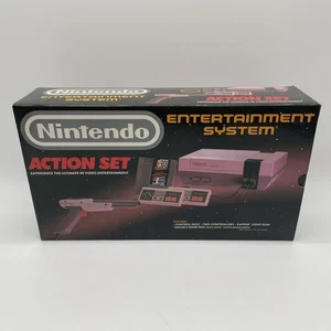 Nintendo NES System Console Action Set CIB Complete In Box No Manuals Tested - Picture 1 of 24