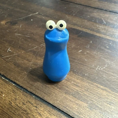 Figura de juguete Fisher Price Little People Sesame Street Cookie Monster 1976 de colección Foto 1 de 4