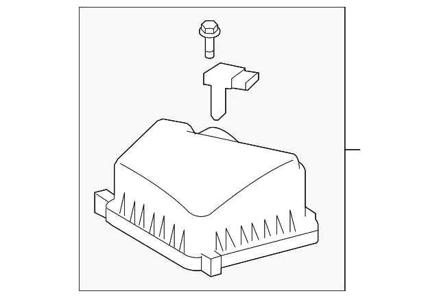 Genuine GM Air Cleaner Housing Cover 88975795 - Image 1 of 2