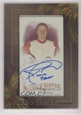 2016 Topps Allen & Ginter Mini Framed Auto Ricky Craven #AGA-RC Auto - Image 1 of 2