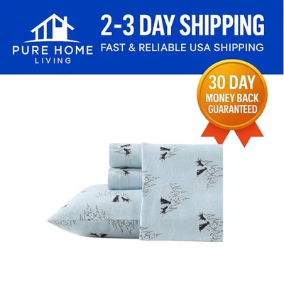 Acogedoras sábanas de franela Queen - suavidad cepillada y encanto para amigos perros para todas las estaciones Foto 1 de 4