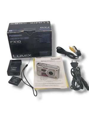 ⚡Panasonic LUMIX DMC-FX10 6.0MP Digital Camera Kamera Zubehörpaket getestet⚡ - Bild 1 von 4