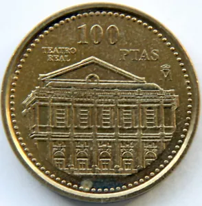 ESPAÑA JUAN CARLOS I 100 PESETAS 1997 KM-984 BIBLIOTECA NACIONAL (ROLLO COMO NUEVO) - Imagen 1 de 2