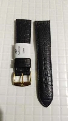 Correa de reloj ZRC 22mm genuina negra con hebilla Ref 5750801 Foto 1 de 4