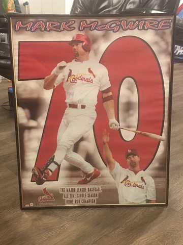 Mark McGwire 16x20 Poster / St. Louis Cardinals 70 Home Runs Cover