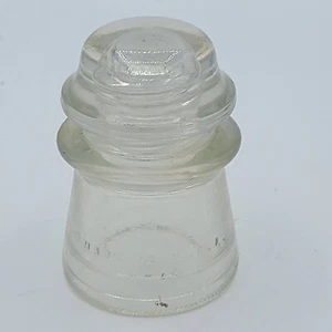 Hemingray Insulator 16 Insulator Vintage Clear Glass Made in USA 4-56 Telephone - Picture 1 of 9