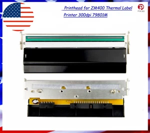 New Printhead for Zebra ZM400 Thermal Label Printer 300dpi G79801M - Picture 1 of 4