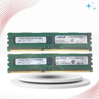Curial RAM 8GB(2 X 4GB) CT51272BA1339.18FMR DDR3 PC3 Server Memory Curial RAM - Image 1 of 4