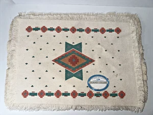 Set of 4 Gourmet Gallery Southwestern Motif Place Mats 17"X13" Taiwan R.O.C. NWT - Picture 1 of 5