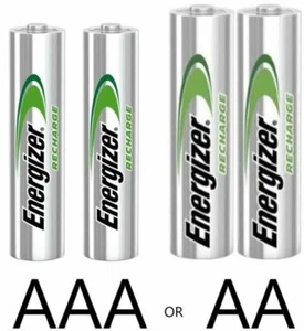Energizer AA AAA 9V Rechargeable Batteries 500 700 800 2000 2300 mAh - Picture 1 of 60