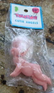 Vintage Japan Naked Angel Cherub Babies Christmas Ornaments Original Packaging - Picture 1 of 2