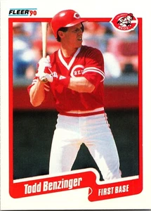 1990 Fleer - Todd Benzinger #413 - Picture 1 of 2