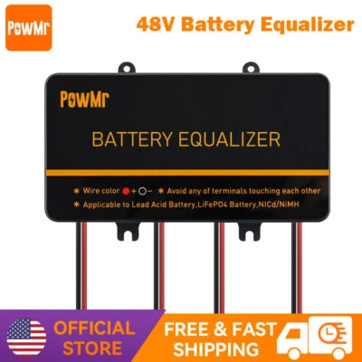 POWMR 24V 48V Battery Equalizer Balancer for Solar System Protection Battery Balancer