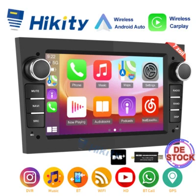 Android 15 Apple Carplay Autoradio GPS Navi Für Opel Astra H Corsa C D Zafira B - Bild 1 von 4