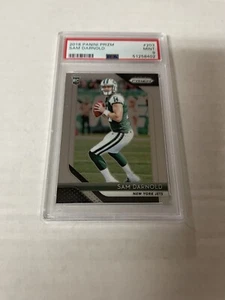 2018 Panini Prizm #203 Sam Darnold Jets, Wikinger PSA 9 - Bild 1 von 3