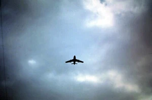 Kodachrome Red Border Slide - Military Aircraft, Airplane - Picture 1 of 1