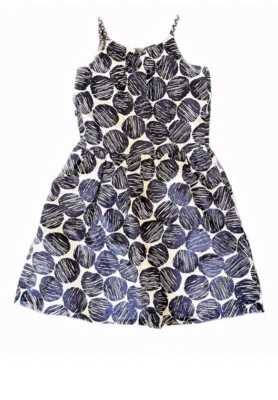 CRAZY 8 Girls Size 14 Navy Graphic Circles Sundress - Image 1 of 4