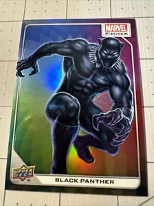 Black Panther 2023 Upper Deck Marvel Platinum Rainbow Color Wheel Achievement - Bild 1 von 5