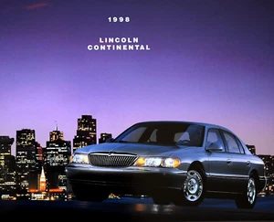 1998 LINCOLN CONTINENTAL PREMIUM SALES BROCHURE CATALOG ~ 26 PAGES ~ 11" X 11" - Picture 1 of 11