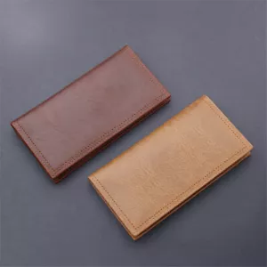 Fashion Men Long Pu Leather Wallets Vintage Thin Credit Card Holder Money Purses - Picture 1 of 11