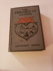 1898 Antique Novel Book "The Prisoner of Zenda" Hardcover book - Picture 1 of 12