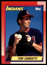1990 Topps Tom Candiotti Baseball Cards #743