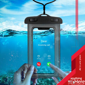 Waterproof Phone Cover Swim Pack Holder Bag Case For Smartphones HIGH iPhone