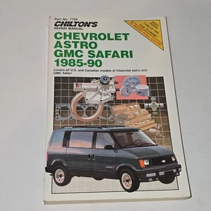 Chevrolet Astro Van GMC Safari 1985-1990 Chiton’s 7750 Repair Manual Book - Picture 1 of 4