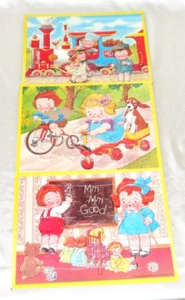 3 Vintage Campbells Soup Kids Frame Tray Puzzles 13x10inch - Picture 1 of 3