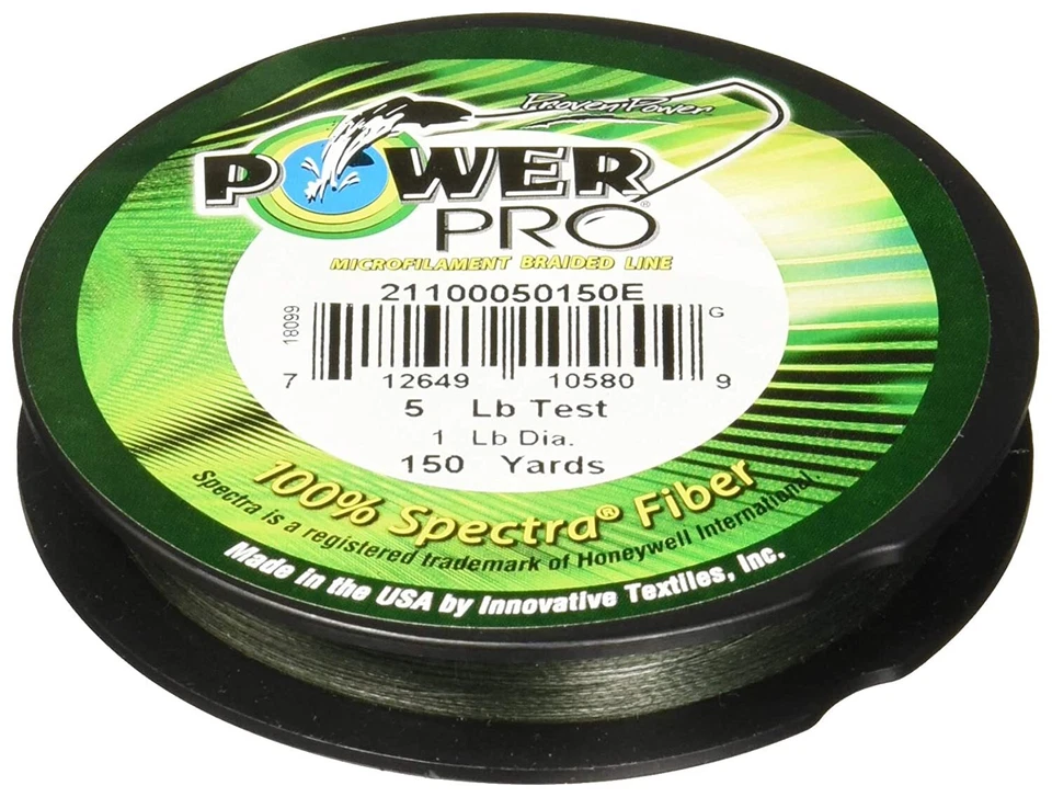Power Pro Braided Line Original PowerPro [150,300,500yd, Moss, Hi-Vis, Red] - Image 1 of 1
