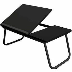 Designstyles Adjustable Laptop Table, Portable Bed Tray w/Foldable Legs 22x13x9" - Picture 1 of 3