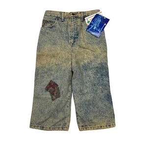 Palmetto's Vintage 80er Gobelin Ultra High Rise Capri Straight Jeans Neu mit Etikett 14 - Bild 1 von 9