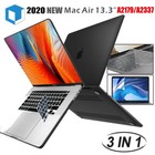 Macbook Air 13" A2337 A2179 Rubberized Hard Shell Case Cover Keyboard Protector