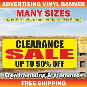 CLEARANCE SALE UP TO 50% OFF Advertising Banner Vinyl Mesh Sign Flag discount - Picture 1 of 5