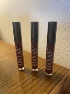 Lot of 3 Avon~Mattitude Liquid Lip~"Persistent" Soft Matte~New Factory Sealed