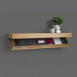 Floating Shelf Furniture Wall Mounted Drawer for Office Living Room Dorm - Picture 1 of 6