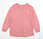 F&F Womens Pink Polyester Pullover Sweatshirt Size 8 Pullover