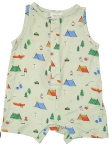 NWT Angel Dear Shortie Romper Camping Bamboo 18-24 Months - Picture 1 of 4