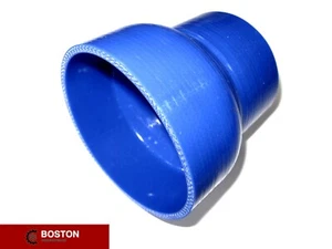 TUBO RIDUTTORE SILICONE 76-51mm IN BLU - ALTA QUALITA' 4 STRATI - Foto 1 di 1