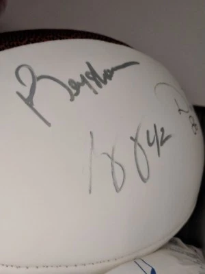 Keyshawn Johnson Autograph NFL Football Dallas Cowboys New York Jets - Image 1 of 4