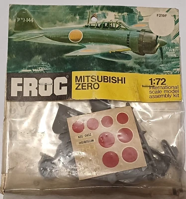 FROG, Mitsubishi Zero. Mint boxed, Scala 1/72. Rarissimo, vintage anni '60 - Immagine 1 di 2
