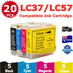20x Compatible Ink Cartridge LC57 BK/C/M/Y For Brother DCP-350C MFC-465CN - Picture 1 of 6