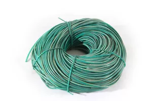 große Rolle Isolierschlauch Schutzschlauch Kabel Kabelschlauch 4mm/5mm grün gelb - Bild 1 von 7