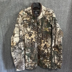 Realtree Jacket Mens XL Camo Fleece Full Zip Outdoor Hunting RT XTRA - Picture 1 of 4