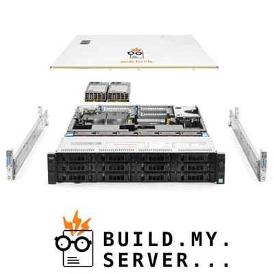 Dell PowerEdge R730xd Server 2x E5-2640v3 2.60Ghz 16-Core 128GB RAM 12x Caddies - Image 1 of 4