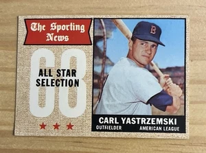 1968 Topps Baseball  Carl Yastrzemski MLB HOF #369 Boston Red Sox EX+ - Picture 1 of 2