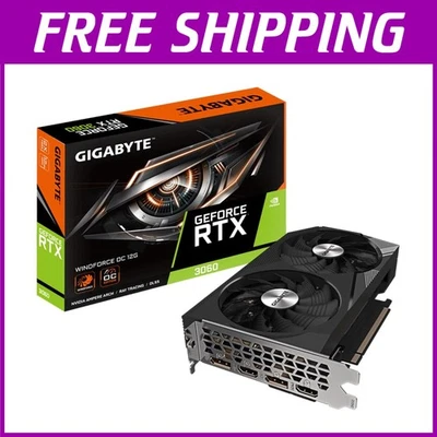 GeForce RTX 3060 WINDFORCE OC Graphics Card - Image 1 of 4