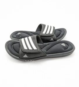 Sandalias chanclas para mujer Adidas Fit espuma suave negras blancas G41197 talla 8 - Imagen 1 de 7