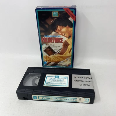 Jackie Chan's Police Force (Police Story) VHS RARE U.S. Cinema Group English Dub - Image 1 of 4